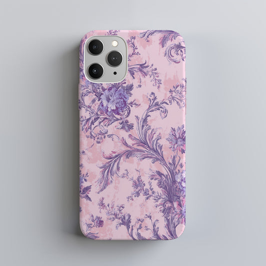 Blush Baroque Floral Phone Case