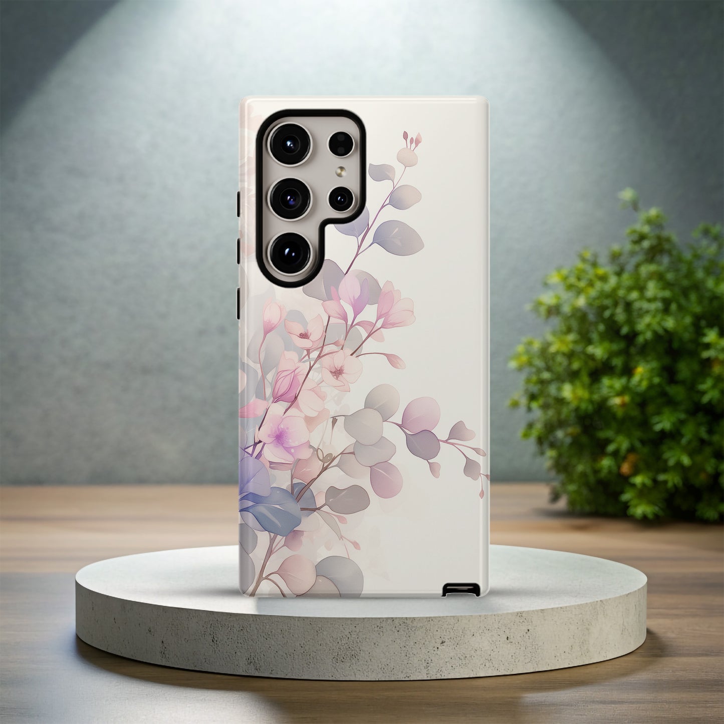 Soft Bloom Minimalist Floral Phone Case