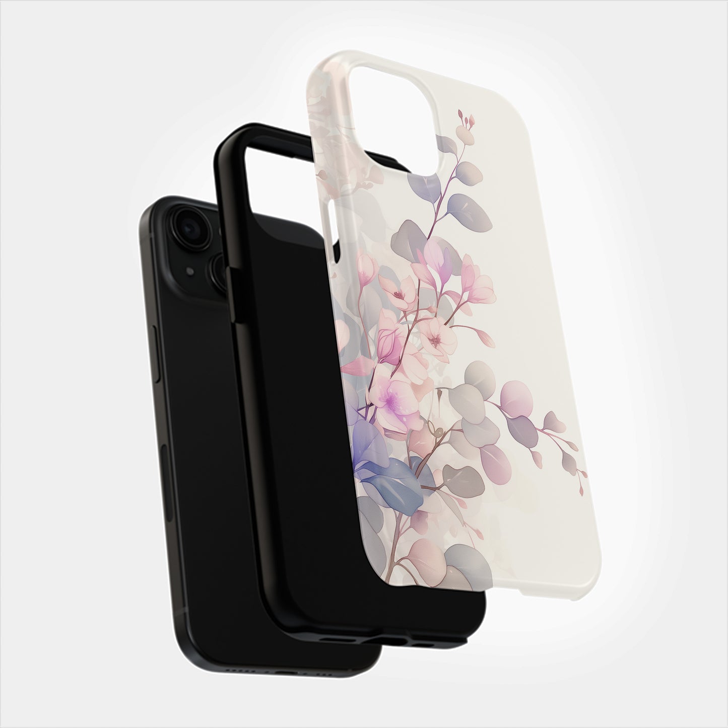 Soft Bloom Minimalist Floral Phone Case