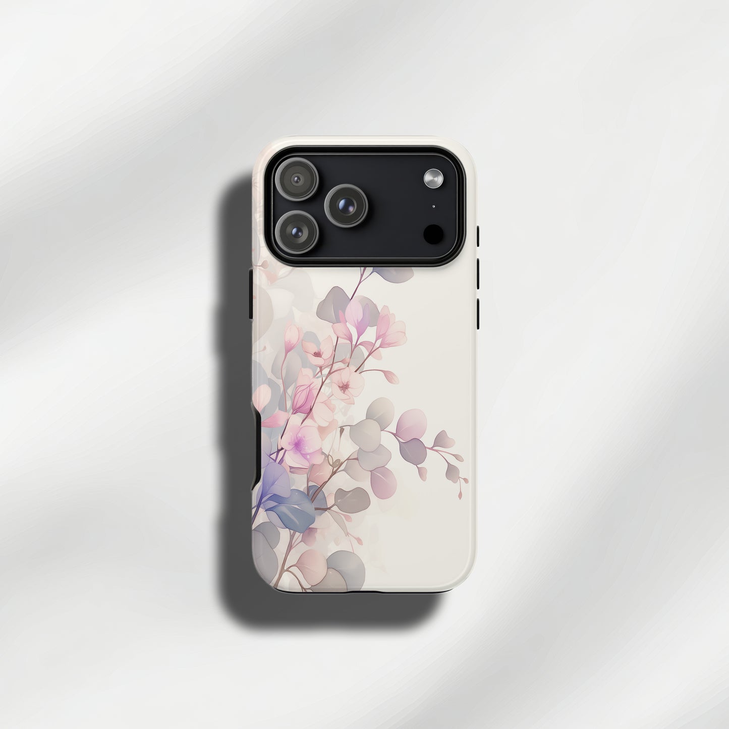 Soft Bloom Minimalist Floral Phone Case