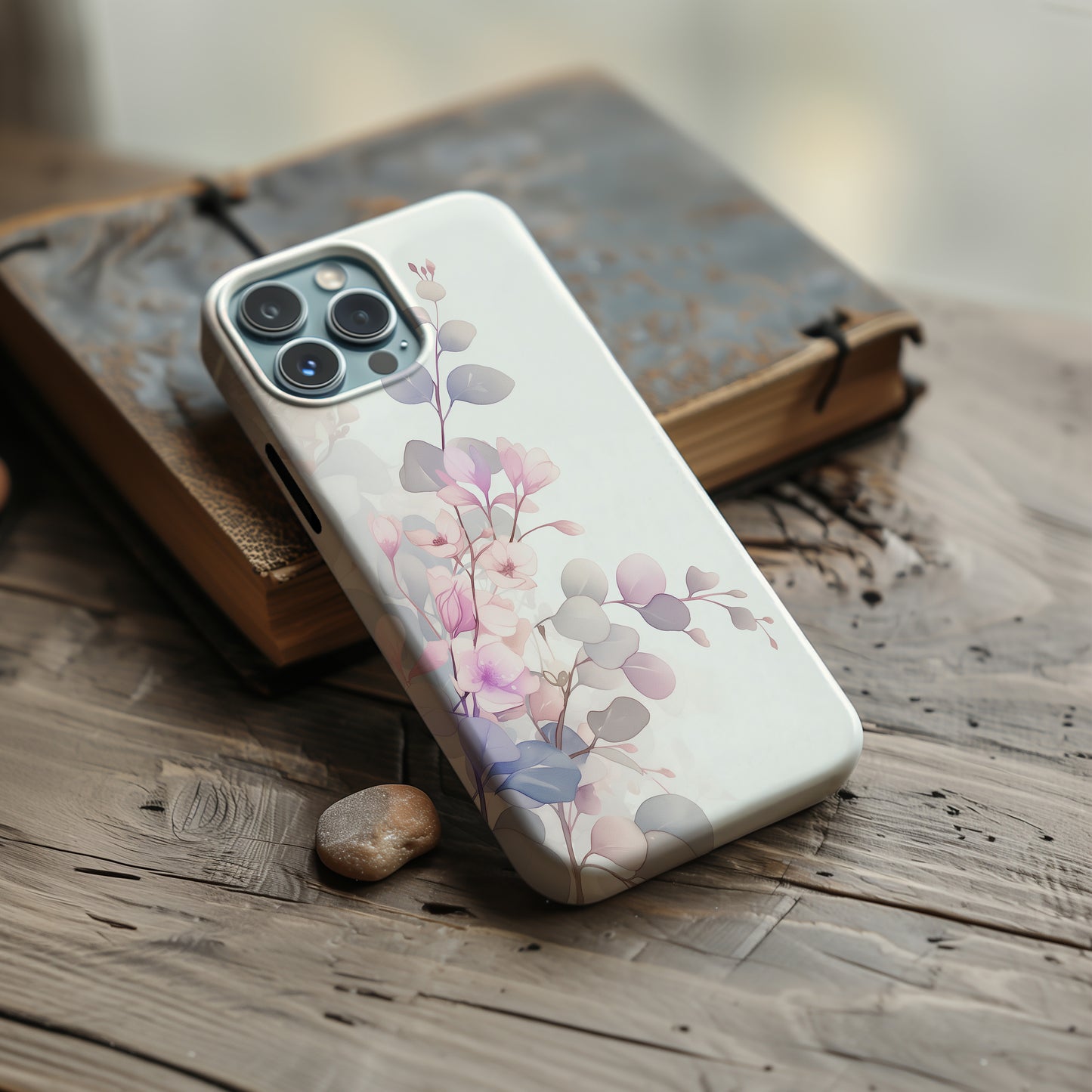 Soft Bloom Minimalist Floral Phone Case