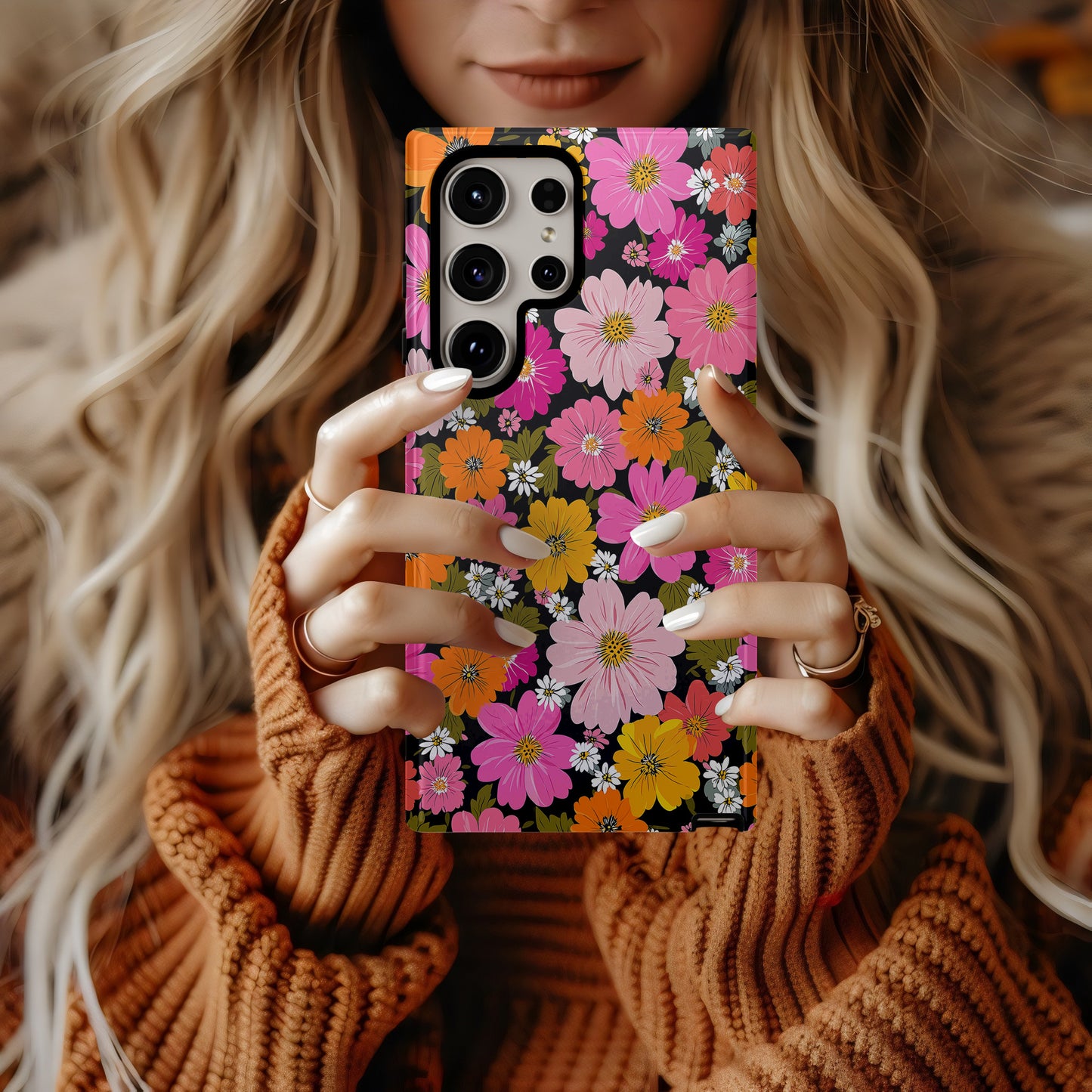 Retro Wildflower Pop Phone Case