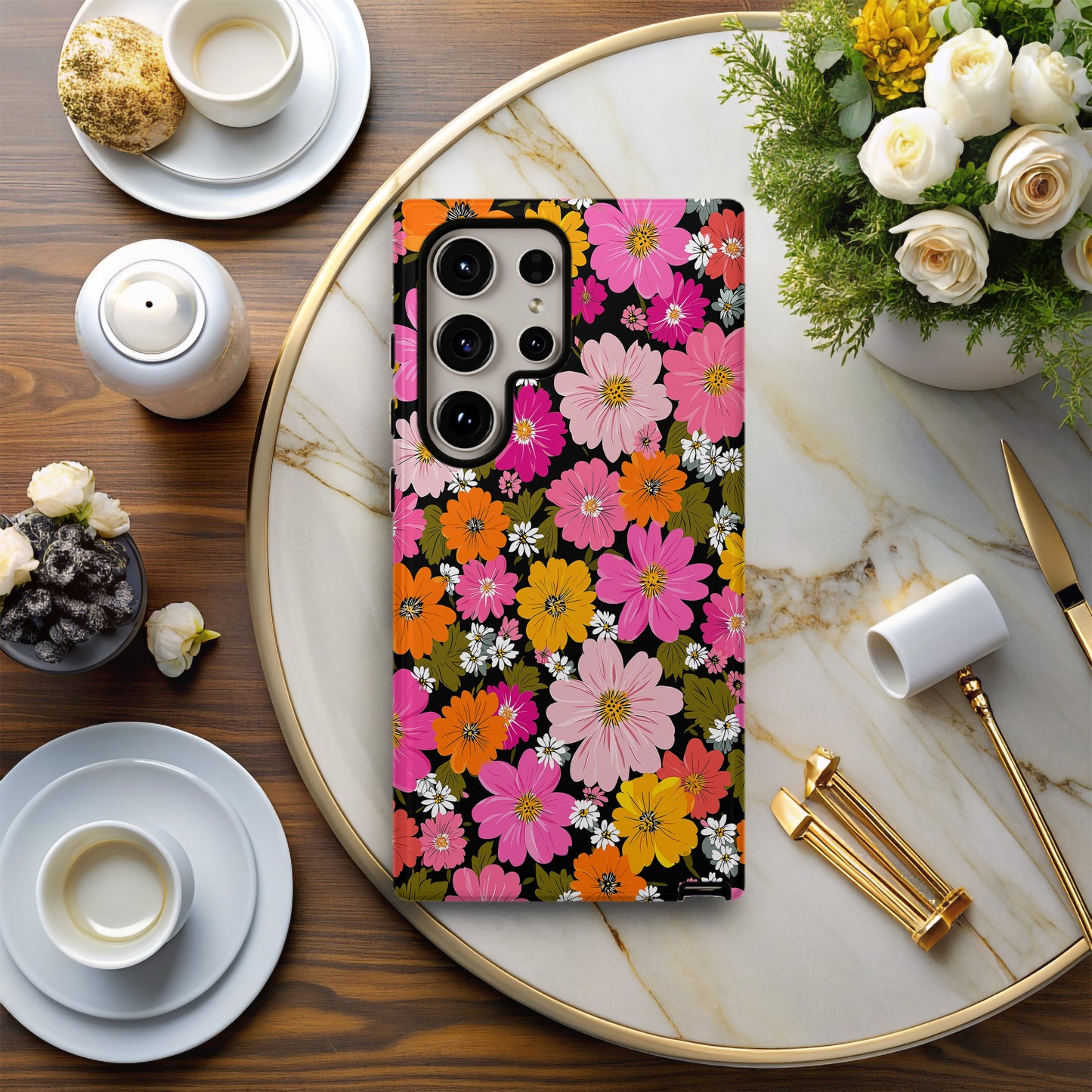 Retro Wildflower Pop Phone Case