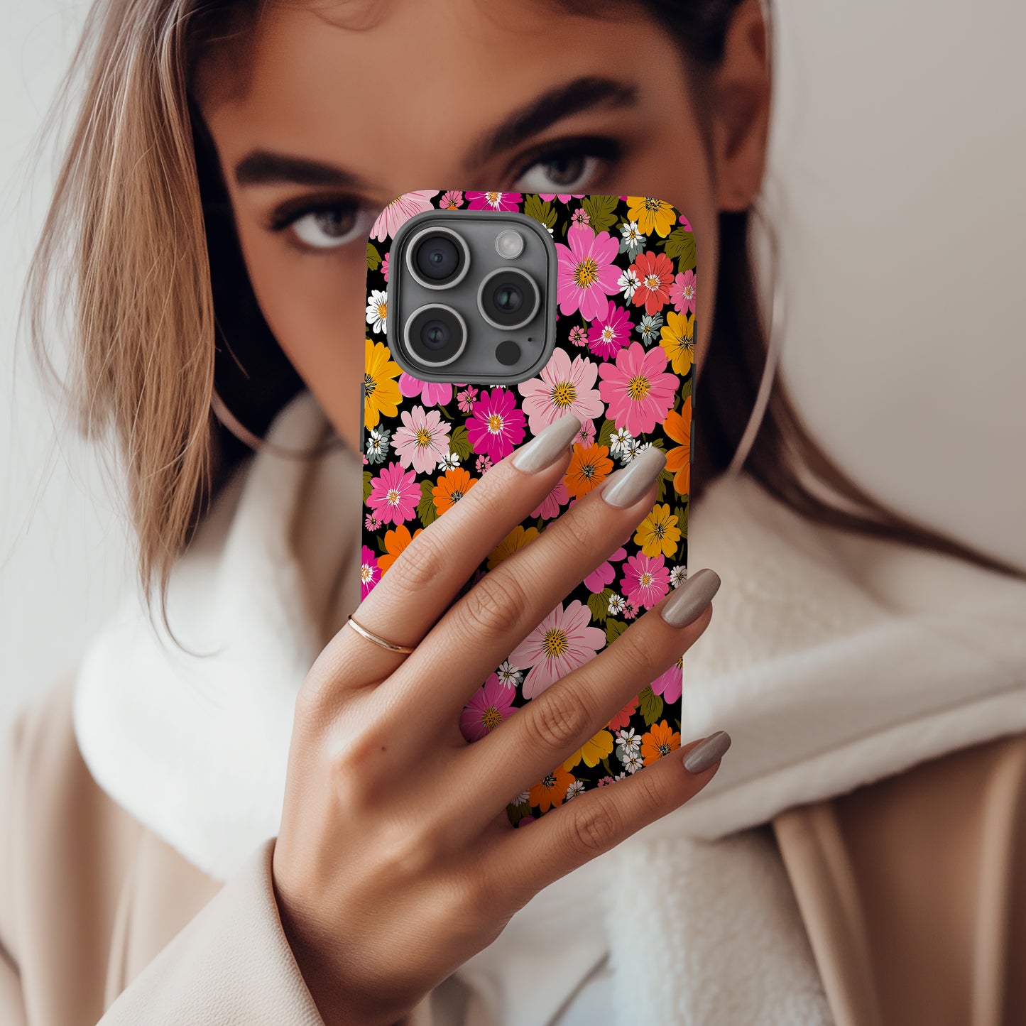 Retro Wildflower Pop Phone Case