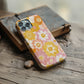 Golden Hour Blossom Protective Phone Case