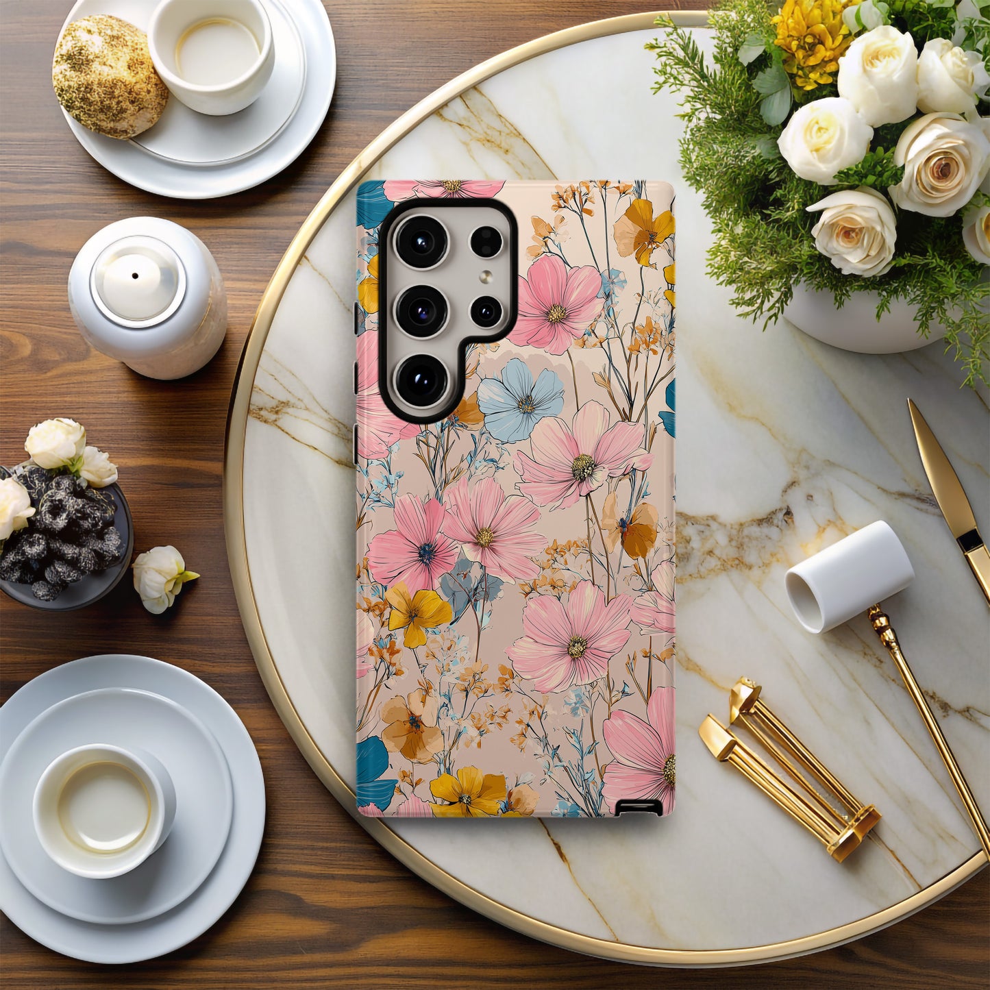 Wildflower Meadow Protective Phone Case