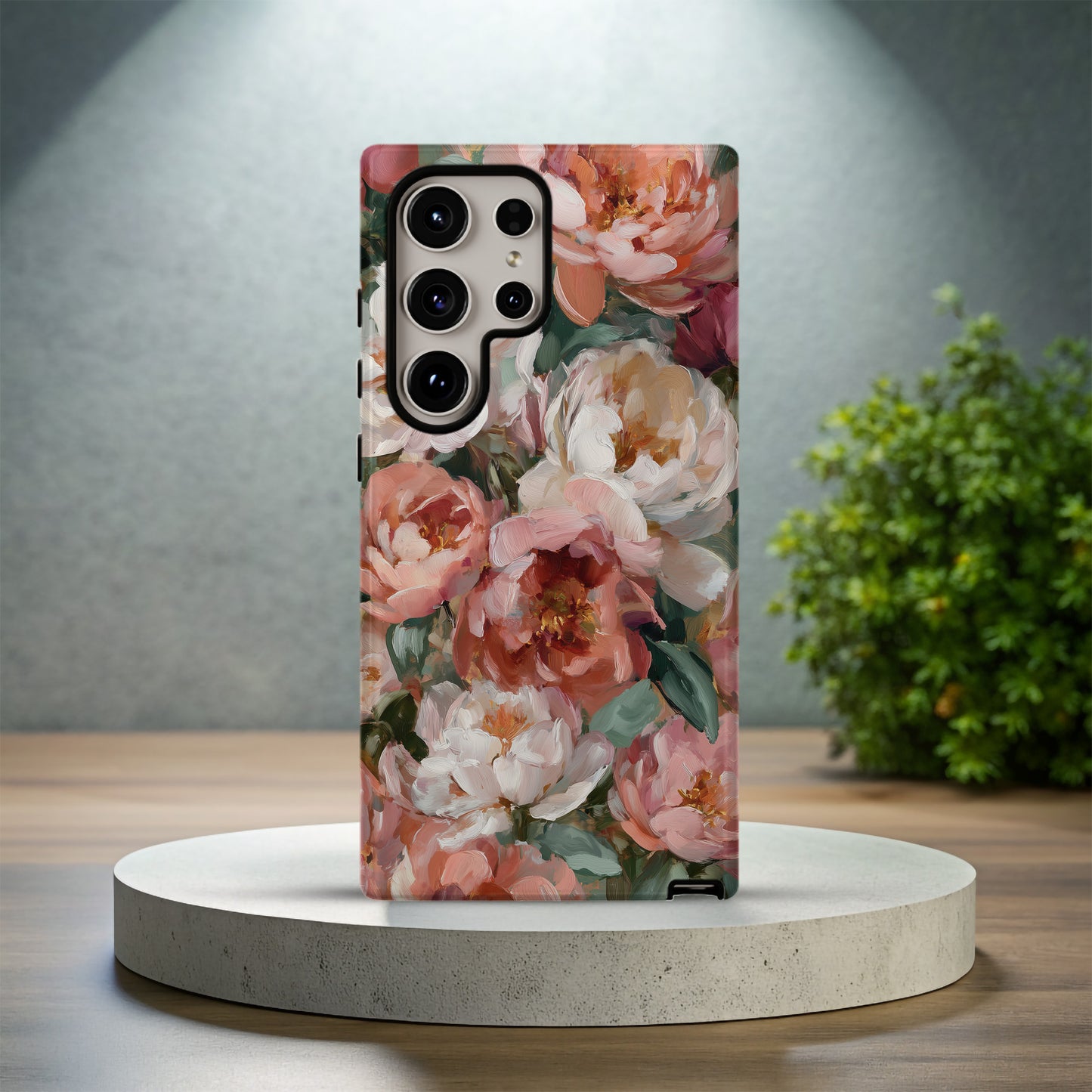 Heirloom Peony Garden Protective Phone Case