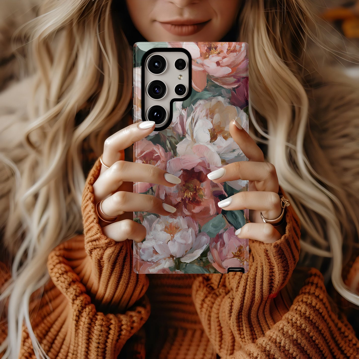 Heirloom Peony Garden Protective Phone Case