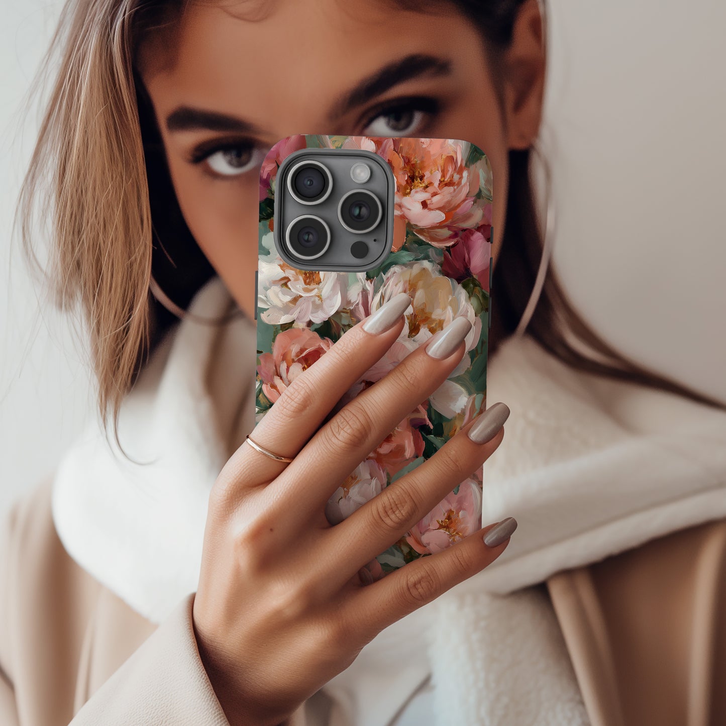 Heirloom Peony Garden Protective Phone Case