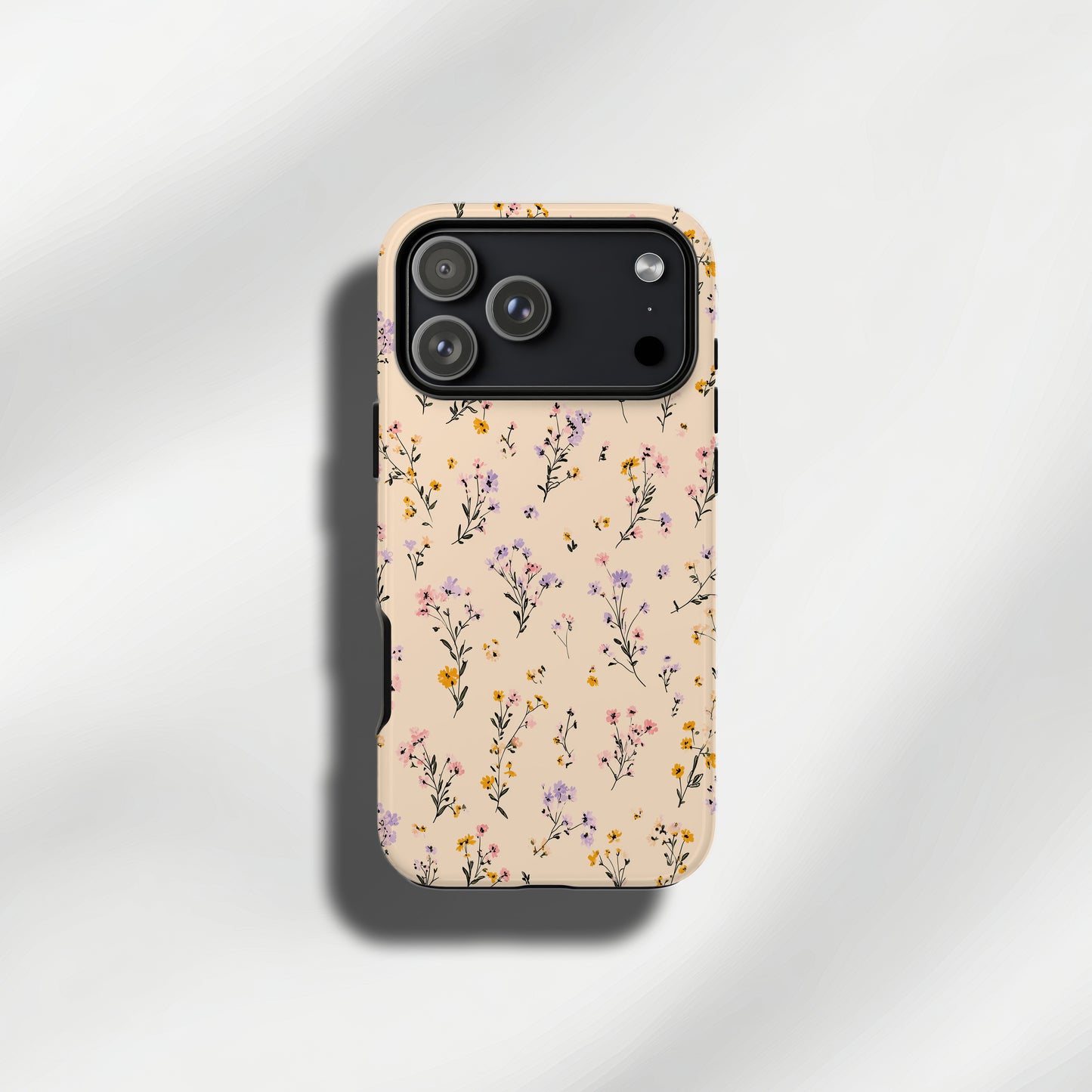 Meadow Whisper Floral Protective Phone Case