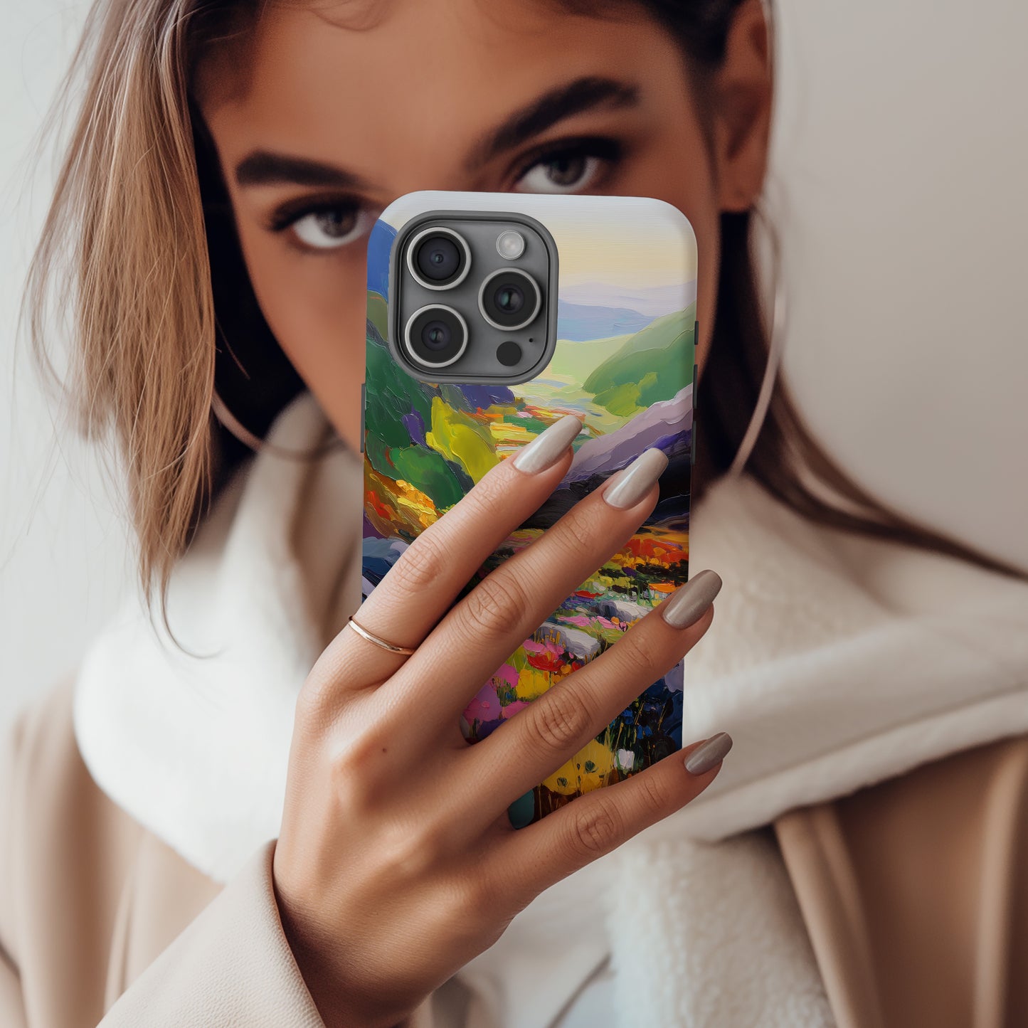 Alpine Wildflower Valley Protective Phone Case