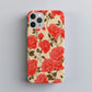 Vintage Rose Garden Phone Case – Elegant Red Floral Protective Case