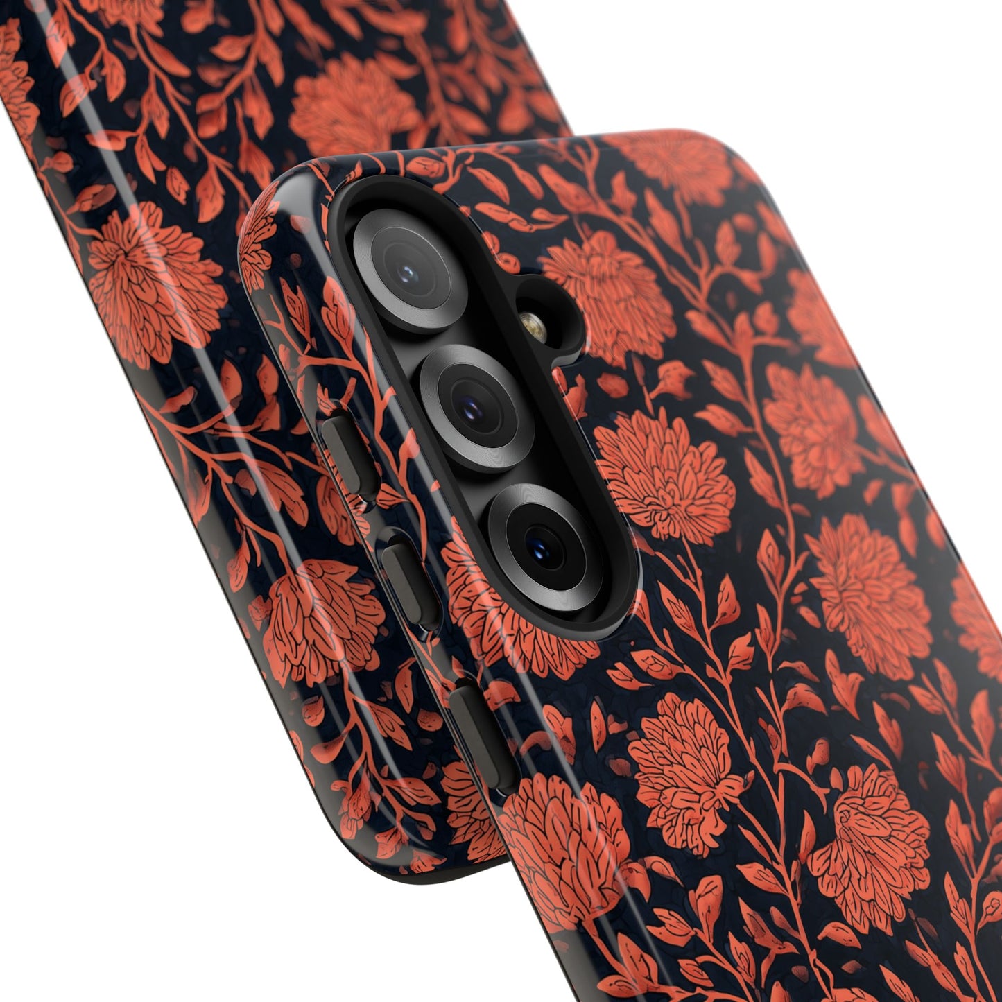 Indigo Marigold Block Print Case