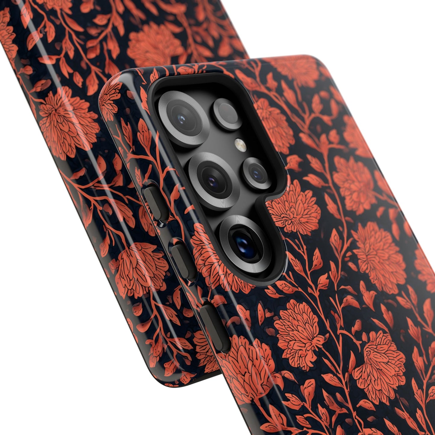 Indigo Marigold Block Print Case